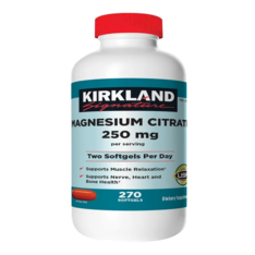 Viên Uống Kirkland Signature Magnesium Citrate 250mg – Hộp 270 Viên
