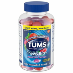 Viên Nhai Hỗ trợ Giảm Ợ Nóng TUMS Chewy Bites –  Hộp 108 Viên
