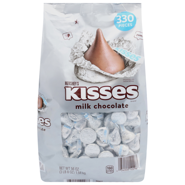 Kẹo Socola Hershey’s Kisses Sữa 330 Viên