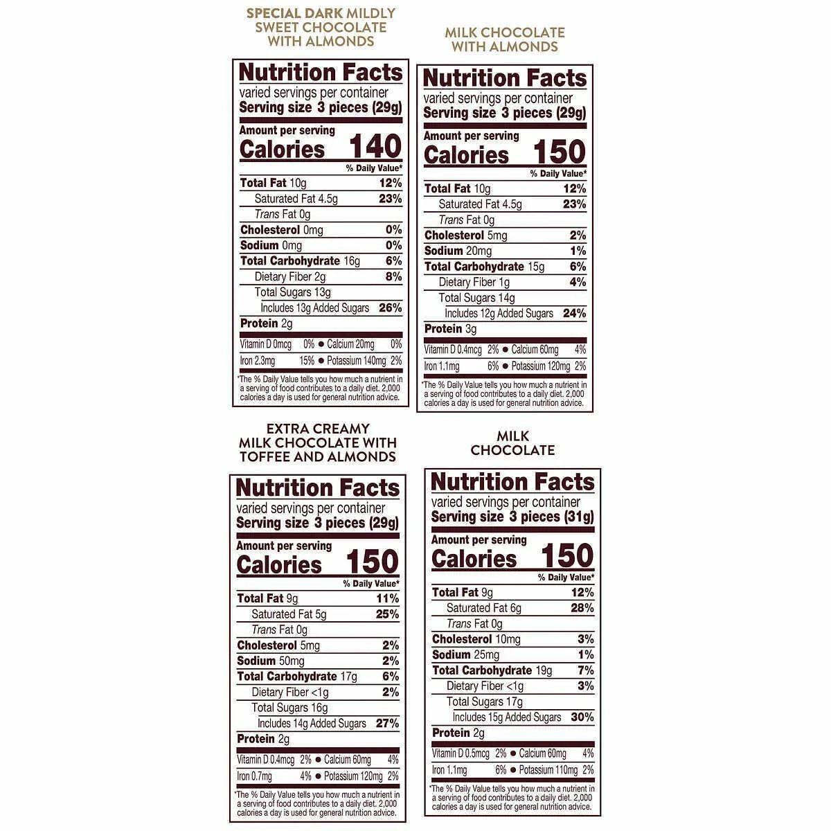 Kẹo Socola Hershey’s Nuggets Assortment