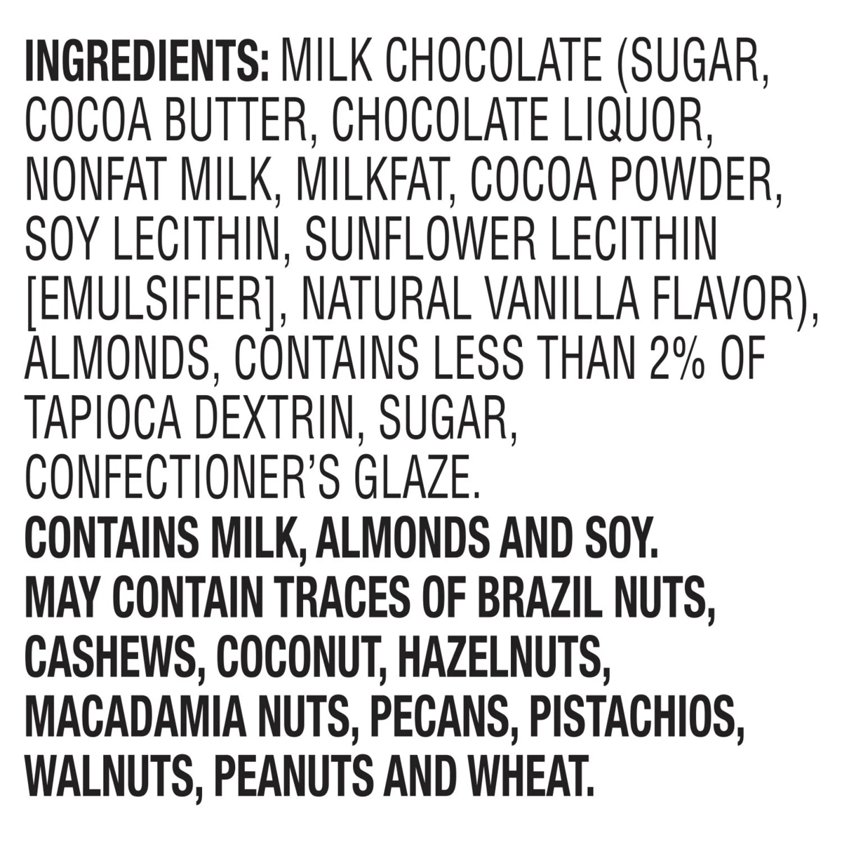 Kẹo Member's Mark Milk Chocolate Almonds - Hộp 1.36kg