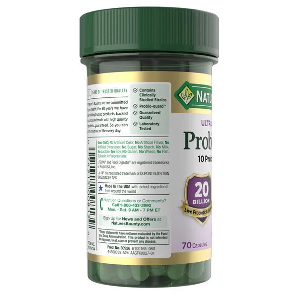 Viên Uống Nature's Bounty Ultra Strength Probiotic 10 – Hộp 70 Viên