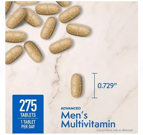 Viên Uống Bổ Sung Vitamin Tổng Hợp Member's Mark Advanced Men's – Hộp 275 Viên