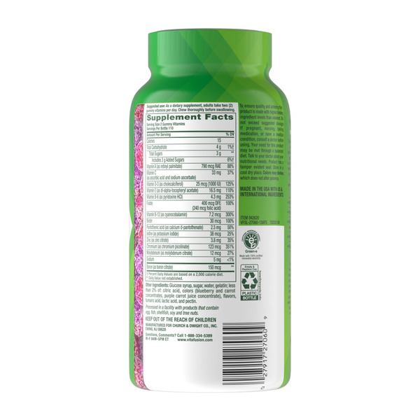 Kẹo dẻo Vitamin Tổng Hợp Dành Cho Nam Vitafusion Men's Multivitamin Gummies - Hộp 220 viên