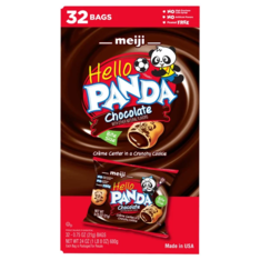 Bánh Quy Meiji Hello Panda Nhân Kem Socola 32 Gói 680g