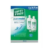 Dung Dịch Ngâm Kính Áp Tròng Opti-Free Puremoist – Hộp 2 Chai X 420ml