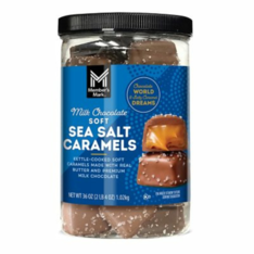 Kẹo  Milk Chocolate Sea Salt Caramels Member's Mark - Hộp 1.02kg