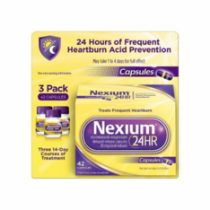 Viên Uống Hỗ Trợ Giảm Ợ Nóng Và Kiểm Soát Axit Dạ Dày Suốt 24 Giờ Nexium 24HR Delayed-Release –  3 Hộp X 14 Viên