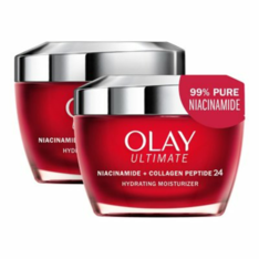 Kem Dưỡng Ẩm Olay Ultimate Niacinamide + Collagen Peptide 24 - 2 Hộp x 48g