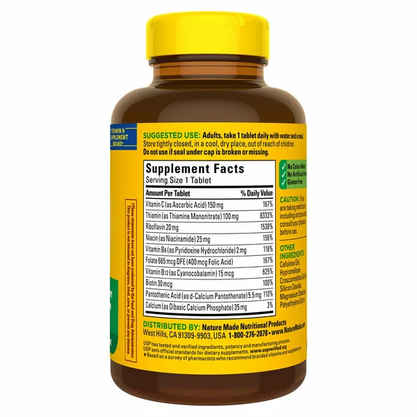 Viên Uống Nature Made Super B-Complex – Hộp 460 Viên
