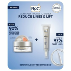 Bộ Sản Phẩm RoC Derm Correxion Dual Eye Cream & Fill + Treat Serum 