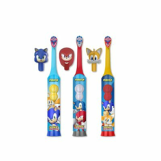 Bàn Chải Đánh Răng Điện FireFly Clean N' Protect Kèm Nắp Kháng Khuẩn - Bộ 3 chiếc