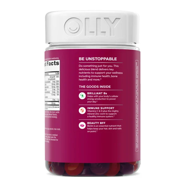 Kẹo Dẻo Bổ Sung Vitamin Tổng Hợp OLLY Women's Berry – Hộp 200 Viên