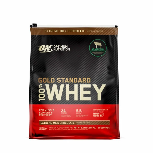 Bột Whey Protein Optimum Nutrition Gold Standard 100% Hương Chocolate Sữa – 2558g