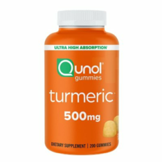 Kẹo Dẻo Tinh Chất Nghệ Qunol Turmeric Curcumin Complex – Hộp 200 Viên