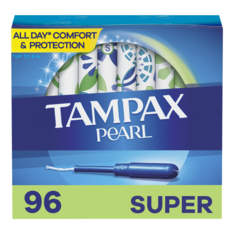 Tampax Pearl Super Tampons Không Mùi - Hộp 96 Miếng