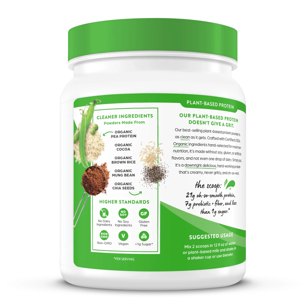 Bột Protein Thực Vật Orgain Organic Hương Chocolate Fudge – Hộp 1243g