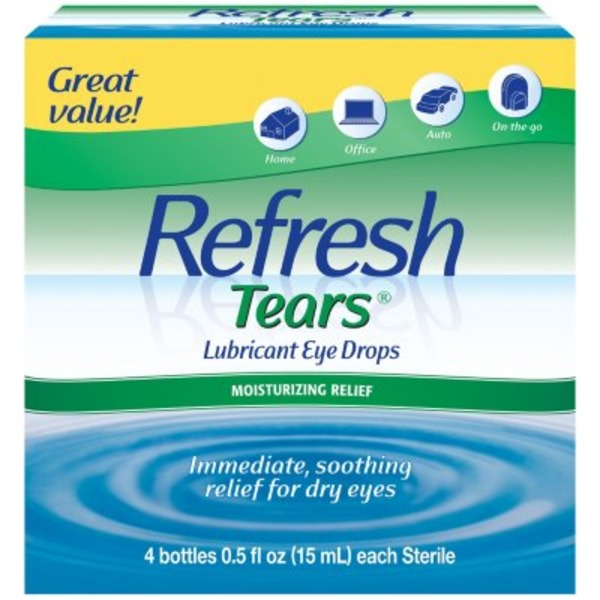 Thuốc Nhỏ Mắt Refresh Tears Lubricant Eye Drops - Hộp 4 Chai X 15ml
