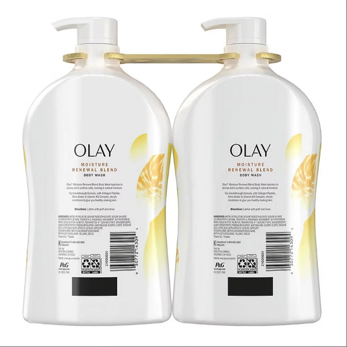 Sữa Tắm Dưỡng Ẩm Sâu Olay Ultra Moisture Body Wash - 2 Chai X 1.03L