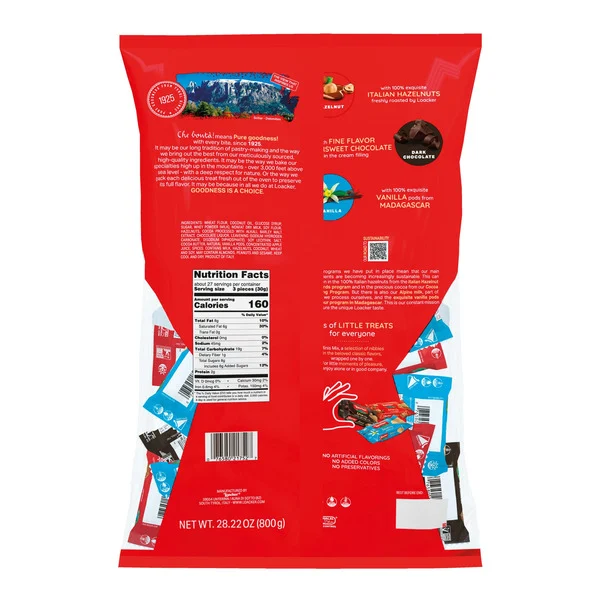 Bánh Xốp Loacker Minis Mix 800g