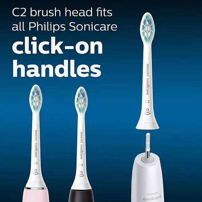 Đầu Bàn Chải Thay Thế Philips Sonicare Optimal Plaque Control - Hộp 8 Chiếc