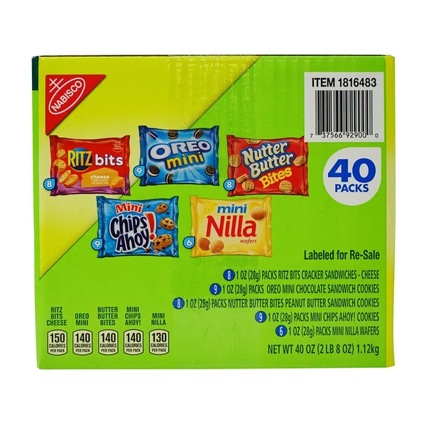 Hộp Snack Nabisco Variety Pack 40 Gói 1.2kg