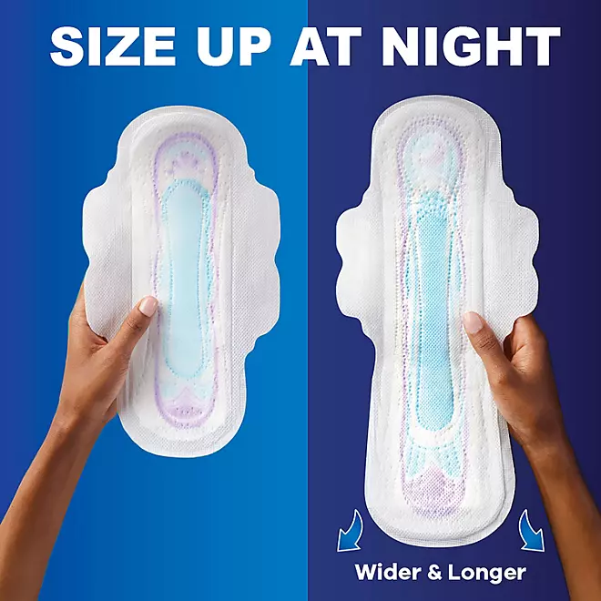 Băng Vệ Sinh Always Ultra Thin Pads Duo Pack Size 2 và Overnight Size 4 - Hộp 74 Miếng