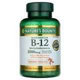 Viên Ngậm  Nature's Bounty Vitamin B-12 2500 mcg - Hộp 300 Viên