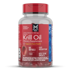 Viên Uống Dầu Nhuyễn Thể Member’s Mark Extra Strength Superior Omega-3 Krill Oil 500 mg - Hộp 160 viên
