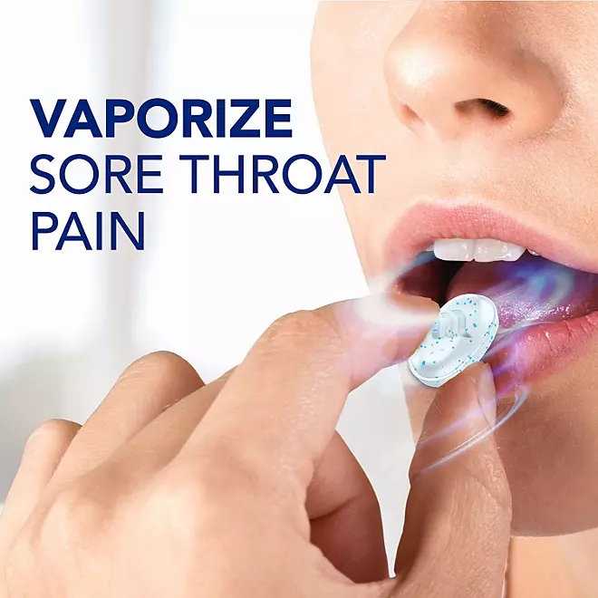 Viên Ngậm Hỗ Trợ Giảm Đau Họng & Giảm Ho Vicks VapoCOOL Severe –  Hộp 200 Viên