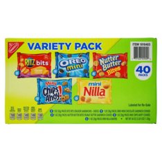 Hộp Snack Nabisco Variety Pack 40 Gói 1.2kg