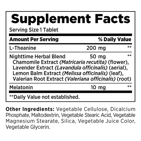 Viên Uống Nature's Bounty Sleep3 10 mg Melatonin - Hộp 120 Viên