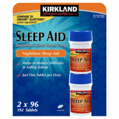 Viên Uống Hỗ Trợ Giấc Ngủ  Kirkland Signature Nighttime Sleep Aid - 2 Hộp X 96 Viên