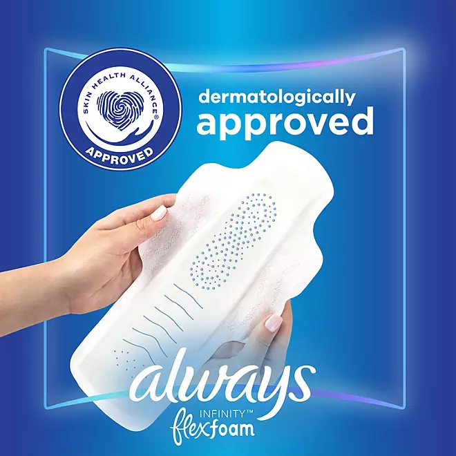 Băng Vệ Sinh Always Infinity FlexFoam Size 4 Với Wings Không Mùi - Hộp 64 Miếng