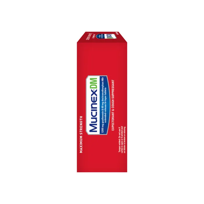 Viên Uống Hỗ Trợ Long Đờm & Giảm Ho Mucinex DM 12-Hour Maximum Strength – Hộp 56 Viên