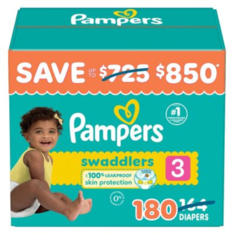 Pampers Swaddlers Diapers, Sizes 3