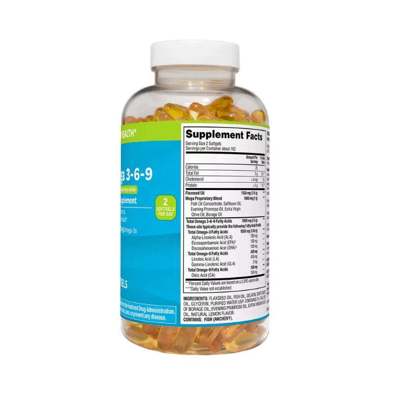 Viên Uống Member’s Mark™ Omega 3-6-9 - Hộp 325 Viên