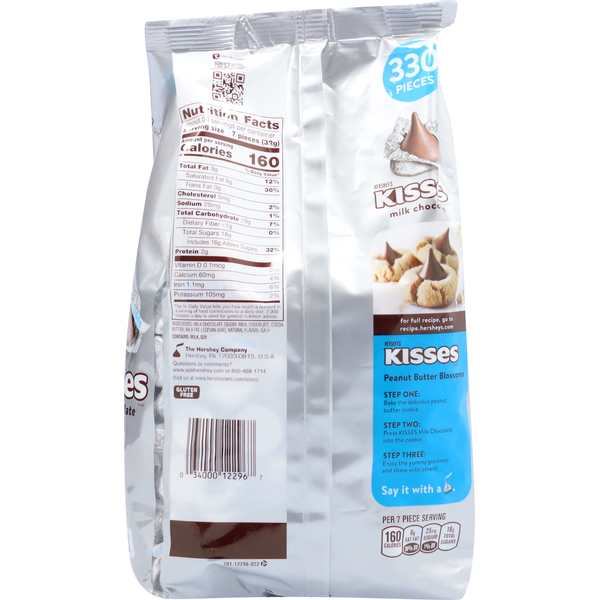 Kẹo Socola Hershey’s Kisses Sữa 330 Viên